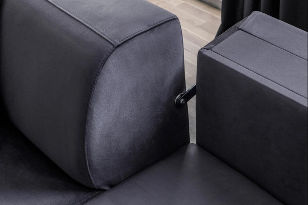 Exclusive Gray Corner Sofa L-Shaped Designer Sofa Modern Living Room Couch