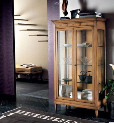 Solid wood display cabinets glass cupboard real wood showcase living room furniture sideboard