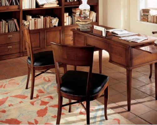 Desks Italian furniture wood tables office table desk secretary