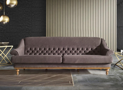 Modern living room sofa upholstered couches designer 3-seater fabric sofas