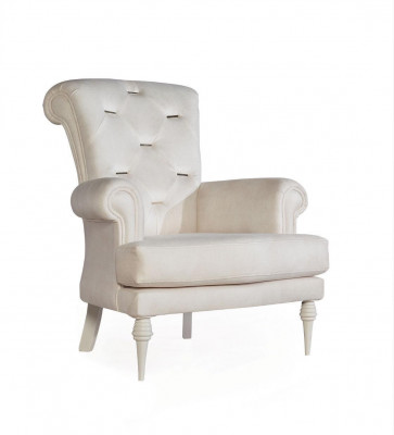 Designer Chesterfield Armchair Single-Seater Armrests 1-Seater Lounge Furniture