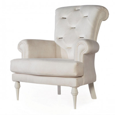 Designer Chesterfield Armchair Single-Seater Armrests 1-Seater Lounge Furniture