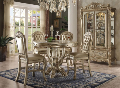 Round dining room round table wood tables round classic baroque rococo furniture new