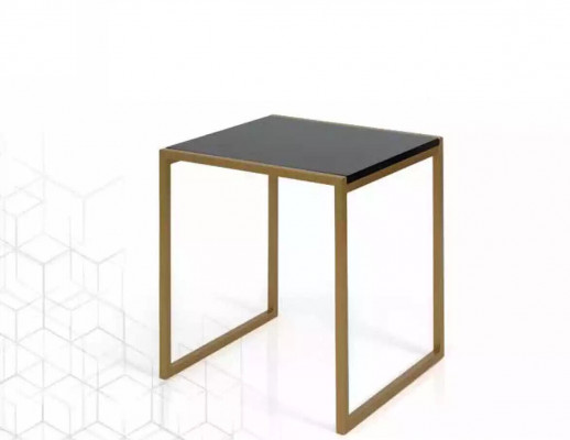 Living room side table furniture style modern material stainless steel design