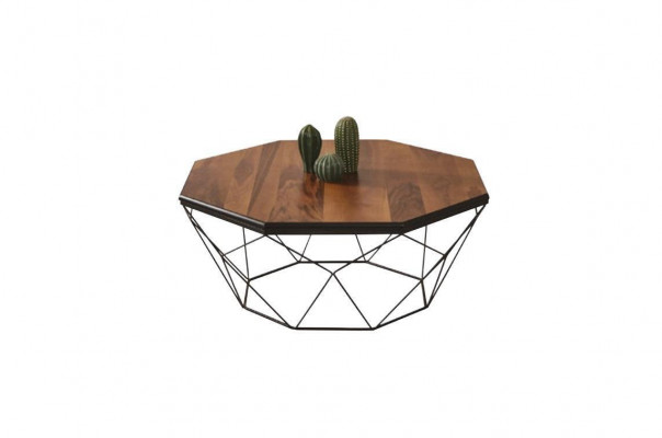 Coffee Table Side Table Brown Living Room Design Wooden Table
