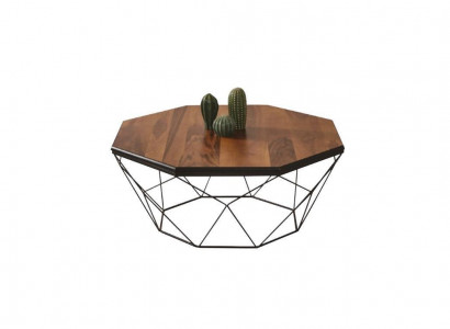 Coffee Table Side Table Brown Living Room Design Wooden Table