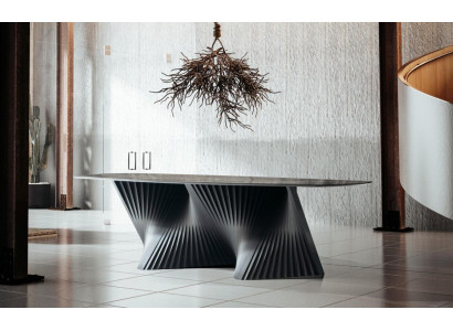 Luxury dining table dining table kitchen table dining room wood black table