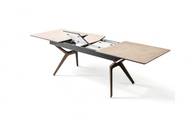 Dining Table Kitchen Table Extendable Design Modern Wood Gray Table