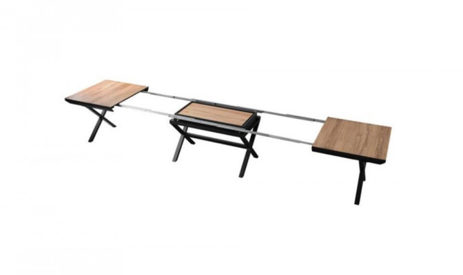 Large Table Conference Tables Dining Table Extendable Wood Brown XXL