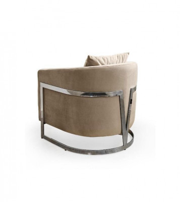Armchair 1-seater textile lounge upholstery luxury seat relax new living room