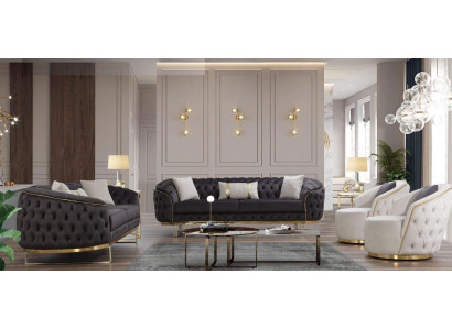 Luxury sofa set 4-piece 3+3+1+1 seat sofa couches furniture couch living room