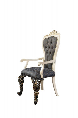 Classic chair 1x dining room armchair lounge club with armrests luxury new