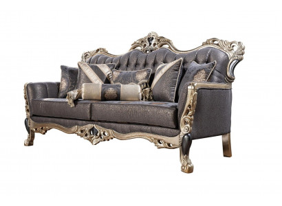 Luxury Sofa 3-Seater Fabric Living Room Classic Design Sofas Upholstered Couches New