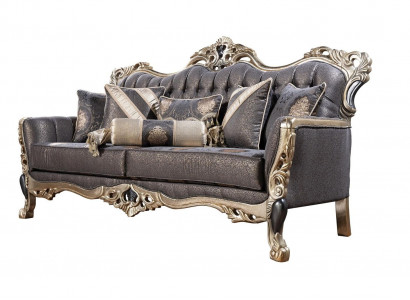 Luxury Sofa 3-Seater Fabric Living Room Classic Design Sofas Upholstered Couches New