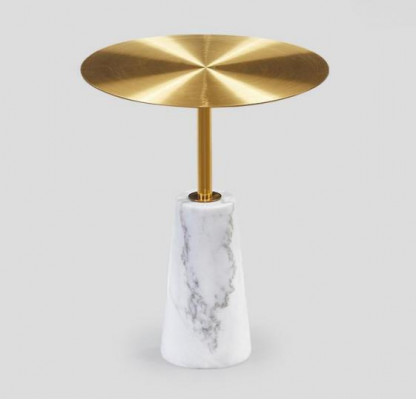 Designer Round Side Table High-Quality Luxury Furniture Coffee Table Modern