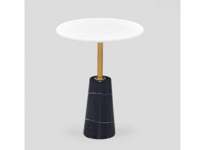 Luxury Round Marble Side Table High-Quality Table Coffee Table Furniture