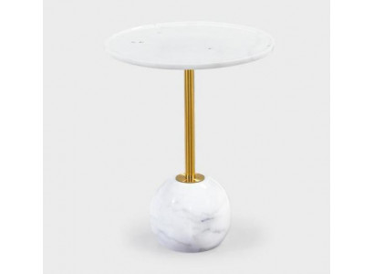 White side table stylish round living room coffee table marble furniture
