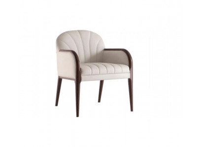 Designer white armchair luxury wood chair upholstered furniture chairs chair