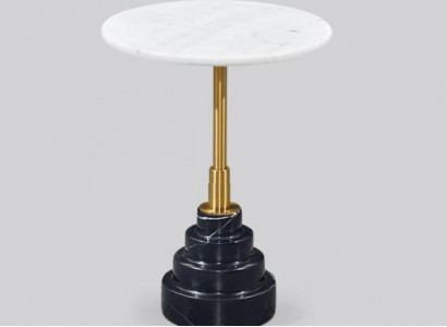 Side tables living room round high-quality modern luxury coffee table marble