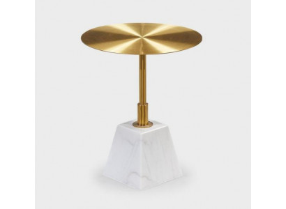 Round high-quality metal side table stylish coffee table design