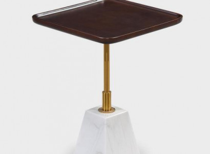 White-brown metal table designer side tables luxury coffee tables new