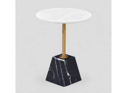 Designer round side table luxury marble side tables stylish furniture
