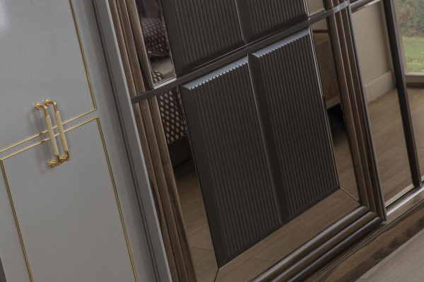 Wardrobe Closets Closet Bedroom Brown Modern Wood Luxury