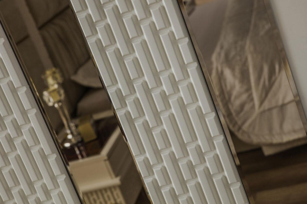 Cabinets Wardrobe Closet Bedroom White Modern Wood Luxury