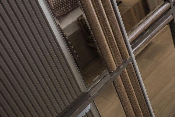 Wardrobe Closets Closet Bedroom Brown Modern Wood Luxury