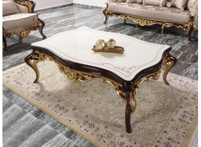 Living room table, coffee table, side table, console, beige wood table
