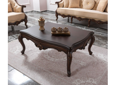 Coffee table living room table side table console brown wood table