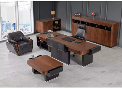Large Office Cabinet Sideboard Luxury Wooden Furniture Study Room Furniture Shelf