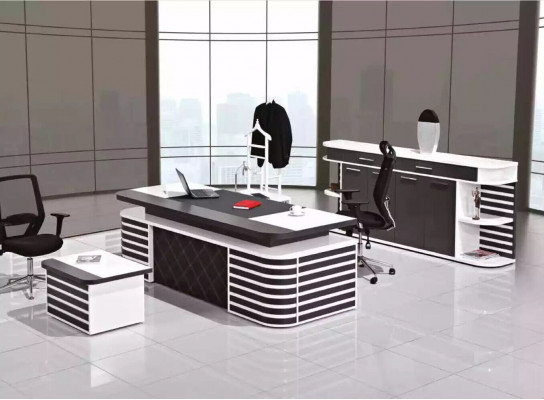 White office furniture study room furniture complete set modern office furniture