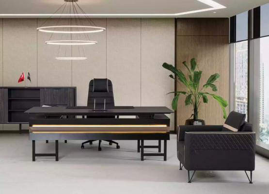 Corner desk, office cabinet, coffee table, modern office furniture, luxury design