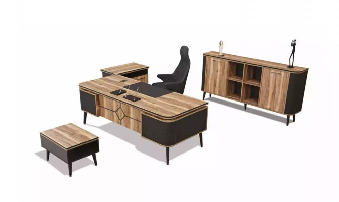 Office for Office Law Firm Practice Complete Furnishing Cabinet Table 3-piece