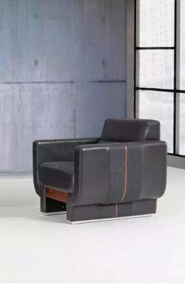 Modern office furniture luxury complete study set three-seater armchair