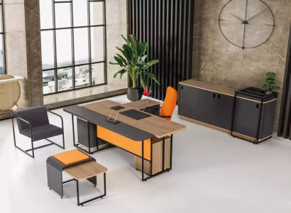 Study room desk office equipment office cabinet luxury coffee table
