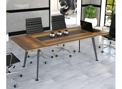 Conference furniture conference table meeting tables large table brown wood
