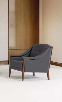 Gray Upholstered Sofa Set Three-Seater Armchair Complete Modern 2-piece New