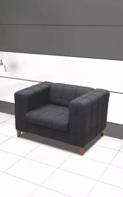 Upholstered seating group sofas luxury couch set three-seater armchair fabric