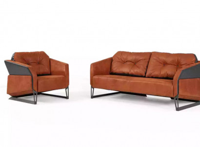 Modern sofa set living room furniture three-seater office armchair textile