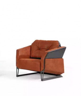 Modern sofa set living room furniture three-seater office armchair textile