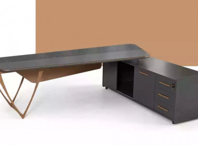 Office furniture corner desk with drawers modern study room table
