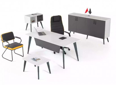 Workroom Office Set 4 pcs Office Desk Designer Furniture New