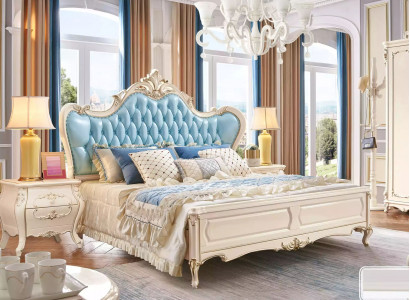 Bedroom set bed and 2 nightstands luxury classic furniture new