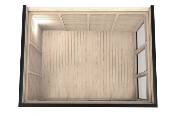 Camping house wooden house garden house camping cottage prefab house 464 cm