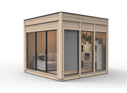 Camping house, garden house, wooden house, holiday home, garden shed, small house 354x354x318