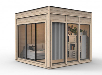 Camping house, garden house, wooden house, holiday home, garden shed, small house 354x354x318