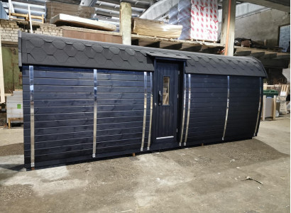 Wood sauna outdoor sauna pine wood sauna house panorama room 590x230x260
