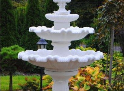 Decorative fountain, sculpture fountain, garden decoration, fountain, pond, 187cm, new